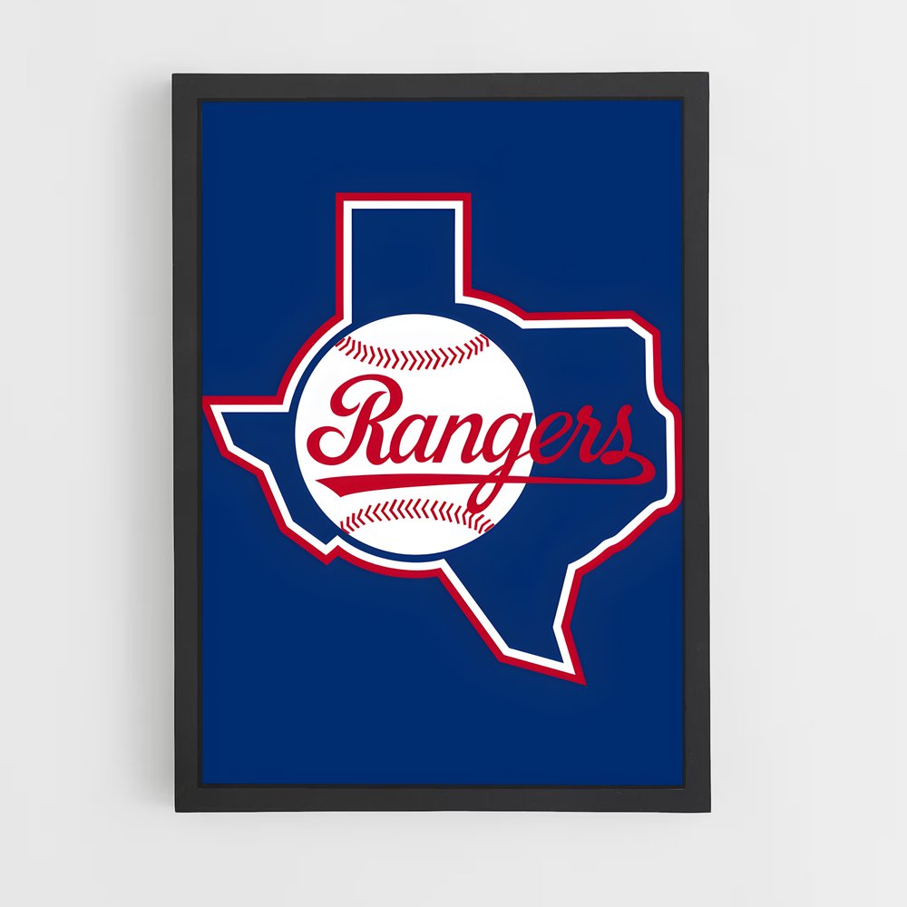 Poster Texas Pride – affiche Baseball (vue 2)